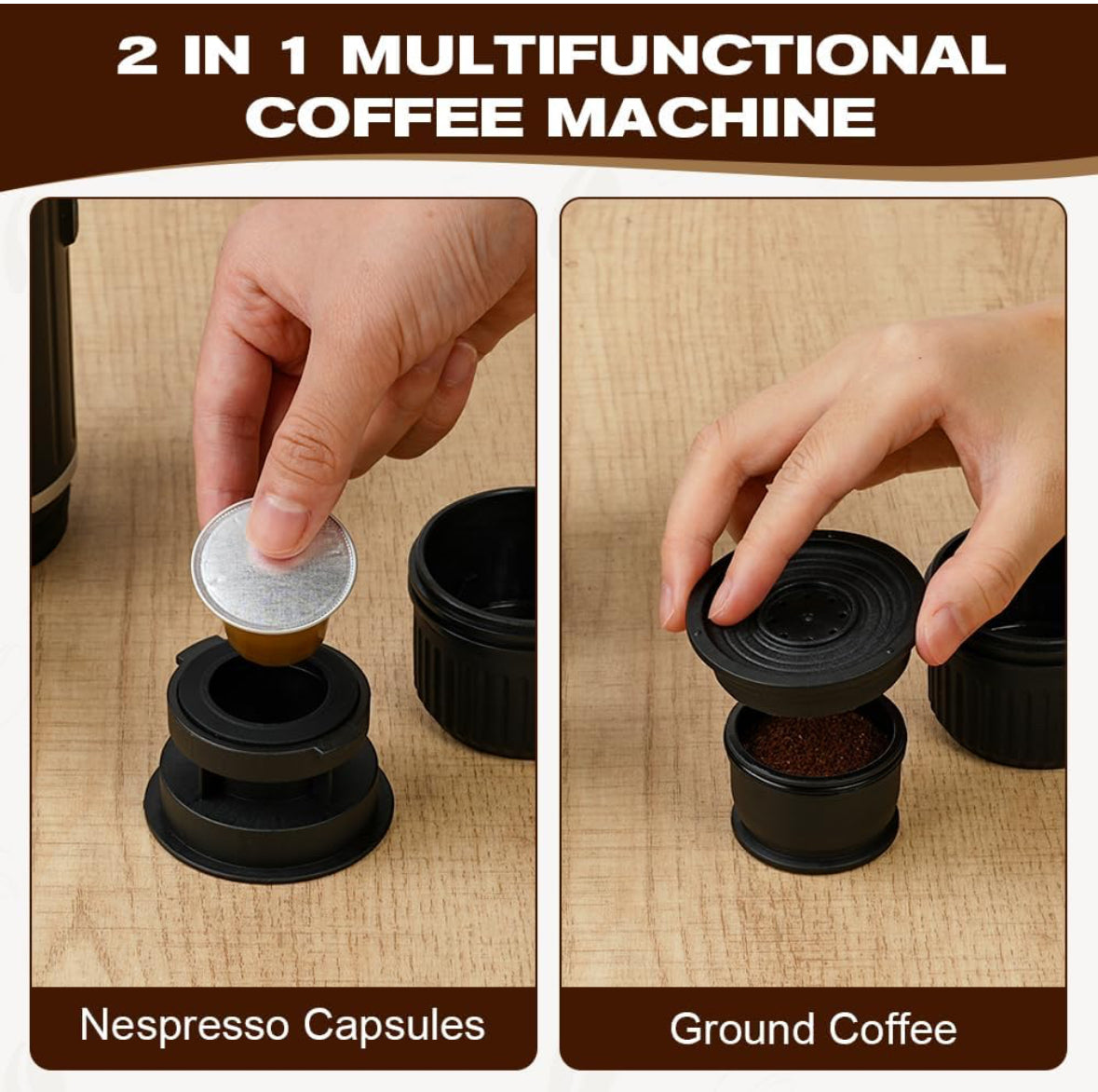 Aparat de cafea portabil – Espresso oriunde, oricând !!!